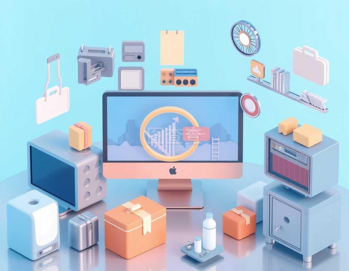 三維插圖計算機與互聯網技術 搜索手冊與技術服務解析